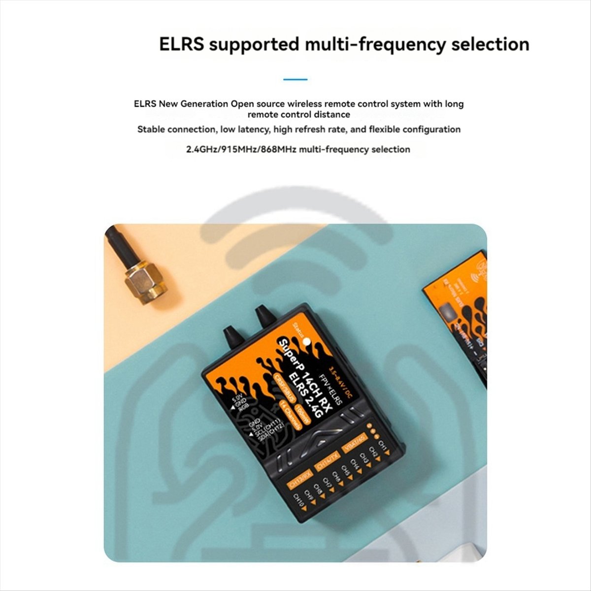 Receptor SuperP Diversity ELRS - Fpv Drone Charger avaliação e preço